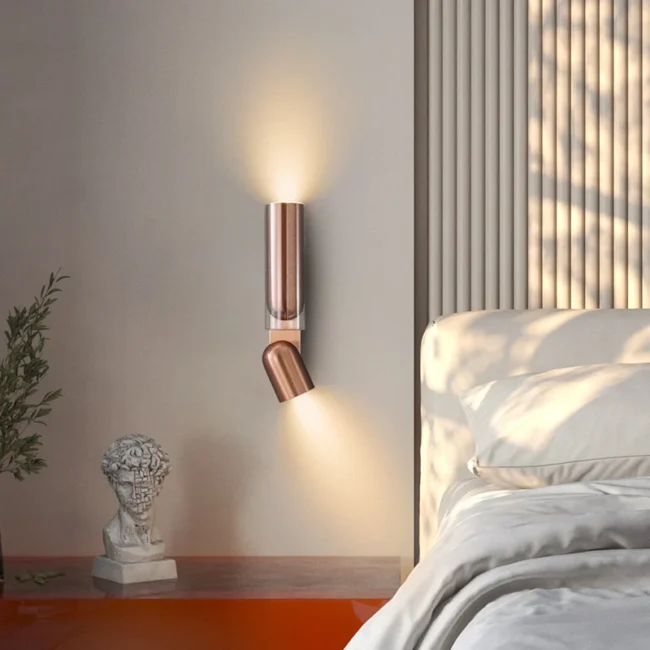 Rotating Adjustable Bedside Simple Hallway Aisle Hotel Minimalist Wall Lamp