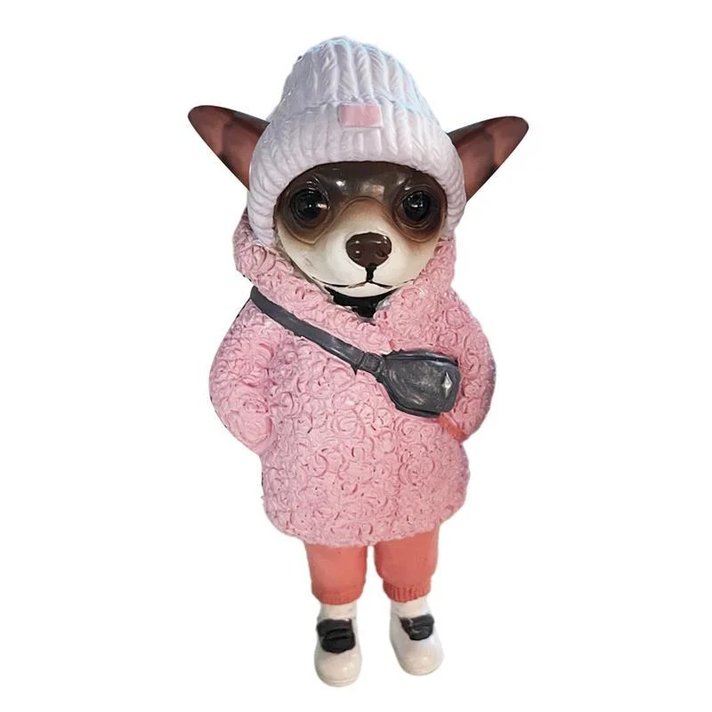 Cute Animal Mogwai Handmade Dolls Chihuahua SharPei Dog Figurine Christmas - Image 3