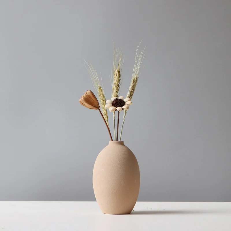 Ceramic Vase Living Room TV Cabinet Flower Stand - Image 2
