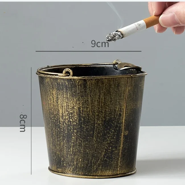 Creative Crafts Decorative Ashtray Cast Iron Stove Home