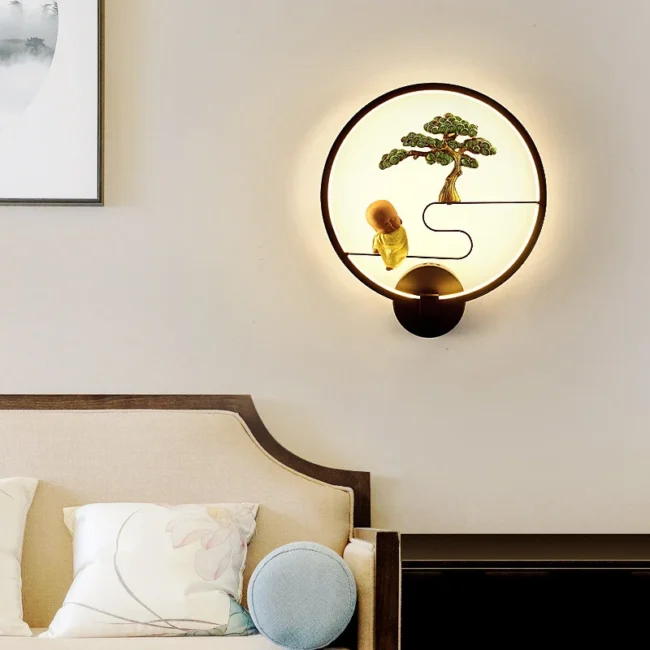 Wall Lamp Living Room Post Aisle Nordic Light Luxury Simple Personality