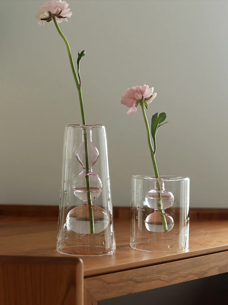 Retro Stained Glass Vase Gourd Hydroponic Flower Plant - Image 10