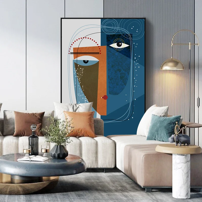Abstract Geometric Line Character Decorative Painting Painting Core Inkjet - Image 7