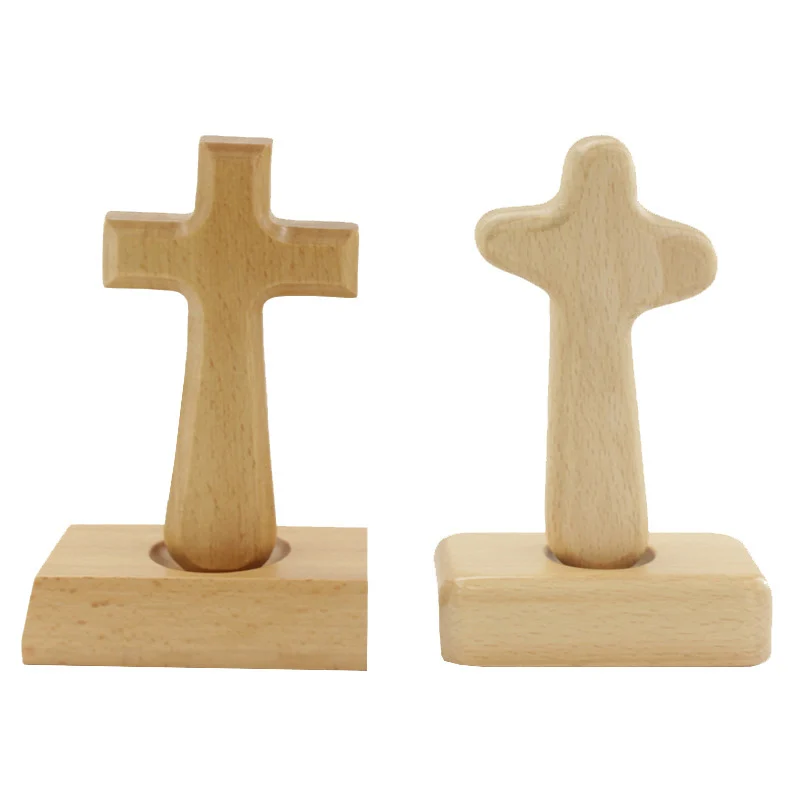 Cross Wooden Ornaments Decorative Arts And Crafts - Image 2