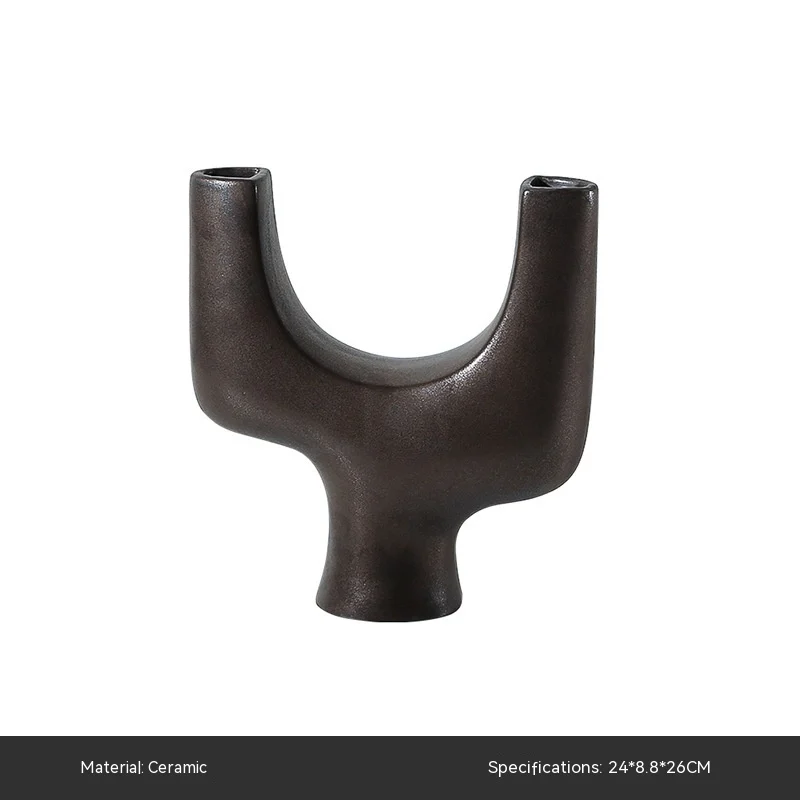 Abstract Ceramic Flowerpot Home Decorative Crafts Furnishings - Image 7
