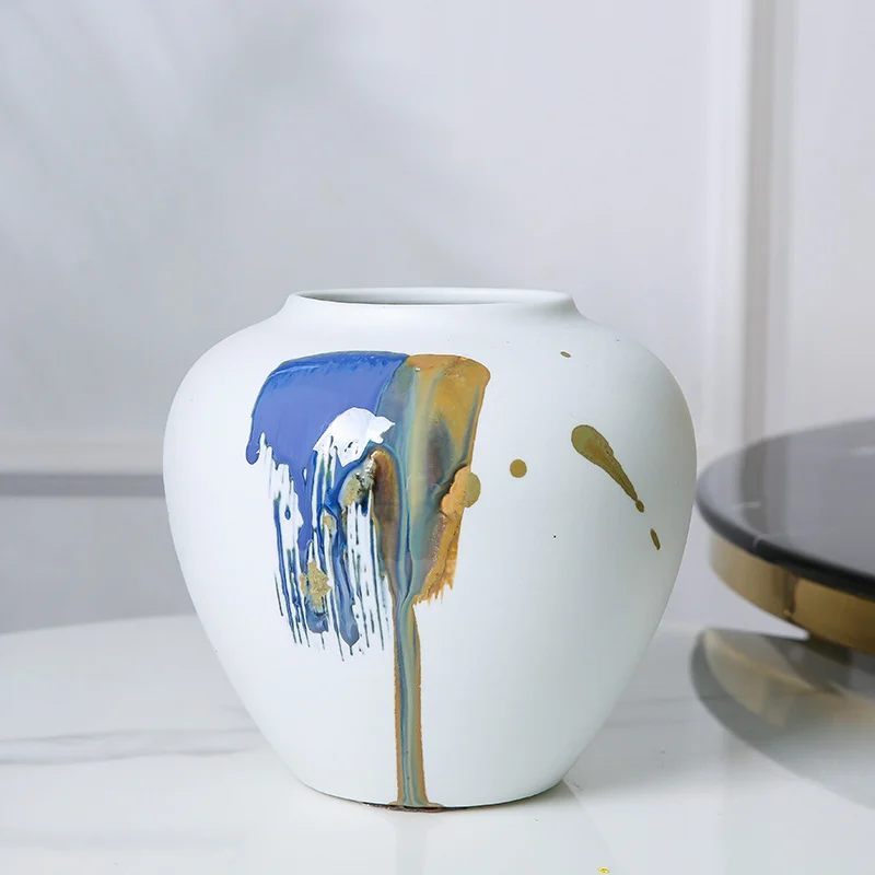 Frosted ceramic vase - Image 3