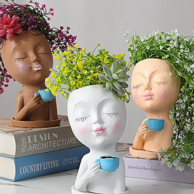 Resin Decorative Vase For Household Crafts