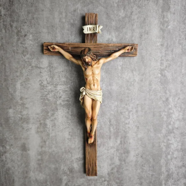 Easter Cross Home Desktop Resin Decorative Crafts