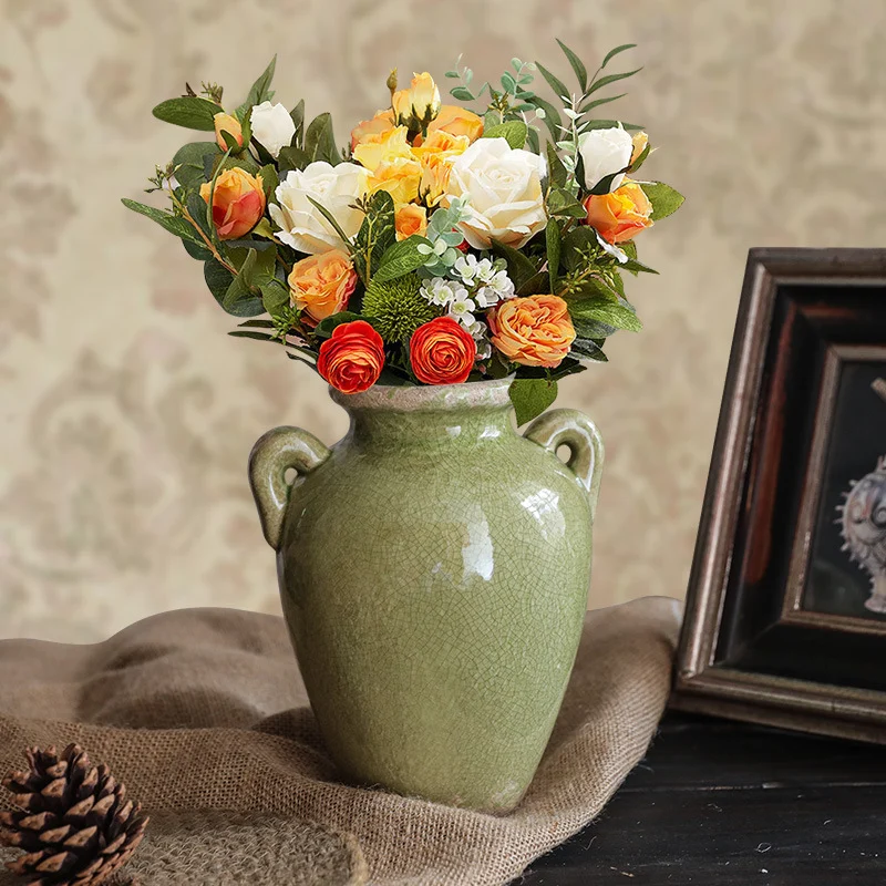 Retro Vase Craft Ornament Decorative Piece Creative Design Vase - Image 7