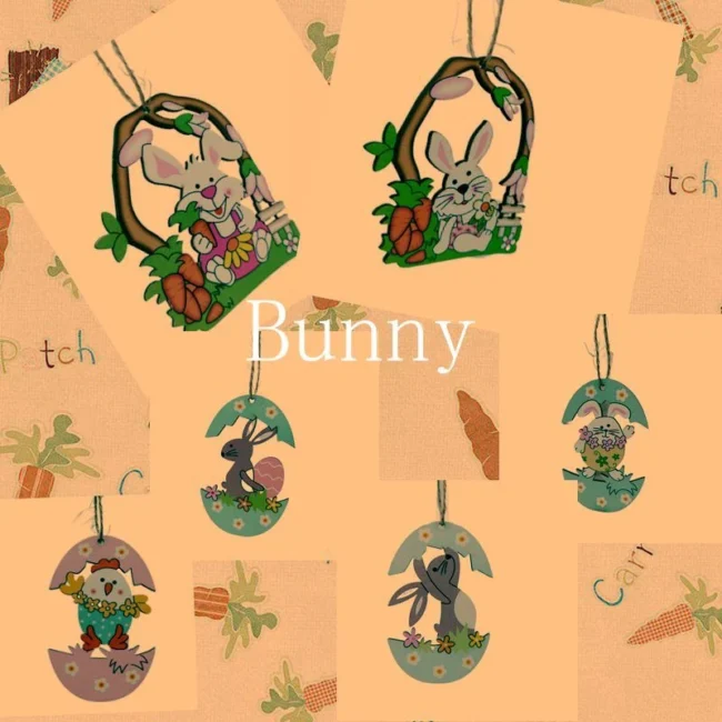 Wooden Crafts Cartoon Spit Decorative Pendant