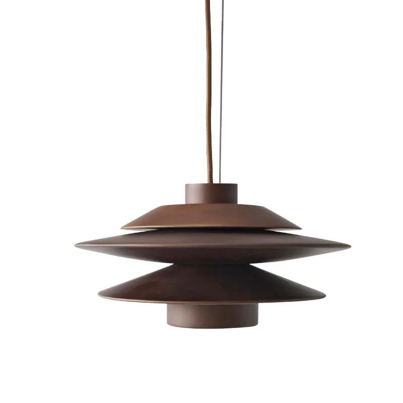 Nordic Mid-ancient Log Style Tea Room Dining-room Lamp Chandelier - Image 5