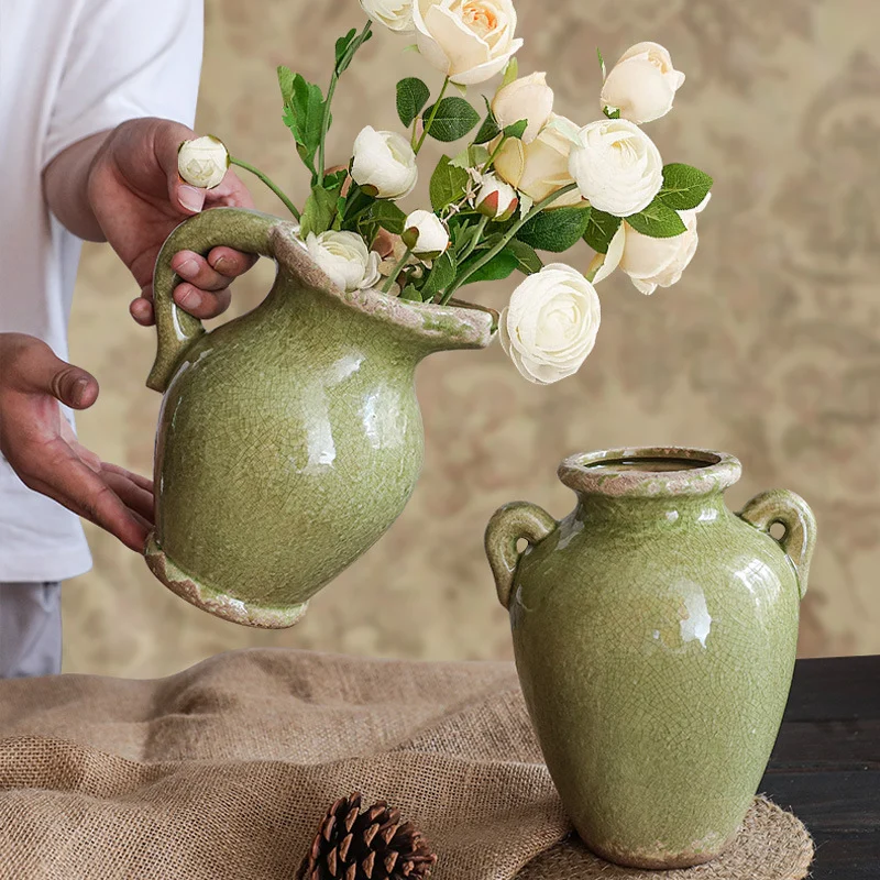 Retro Vase Craft Ornament Decorative Piece Creative Design Vase