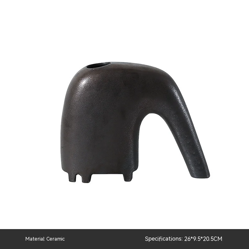 Abstract Ceramic Flowerpot Home Decorative Crafts Furnishings - Image 4