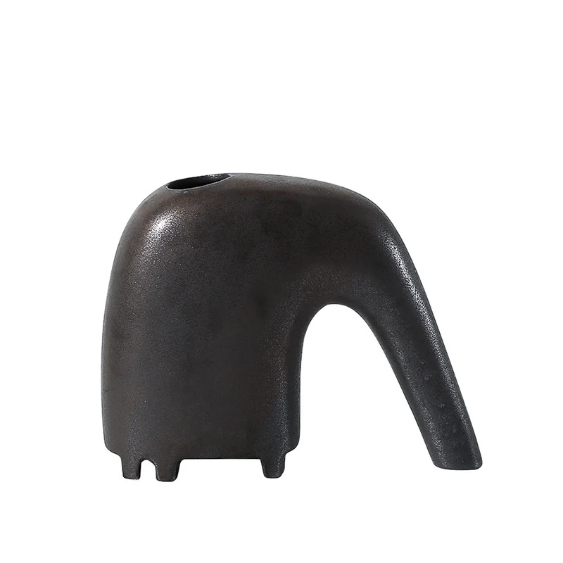 Abstract Ceramic Flowerpot Home Decorative Crafts Furnishings - Image 3
