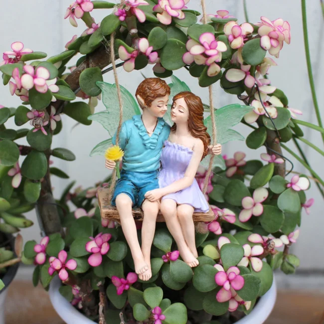 Creative Luminous Garden Decorative Resin Crafts