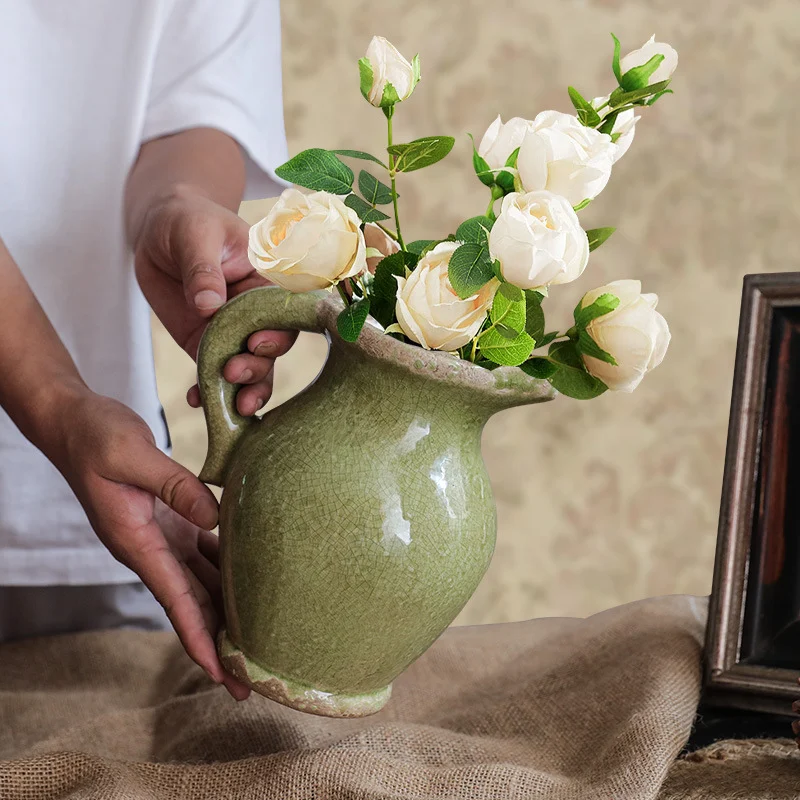 Retro Vase Craft Ornament Decorative Piece Creative Design Vase - Image 2