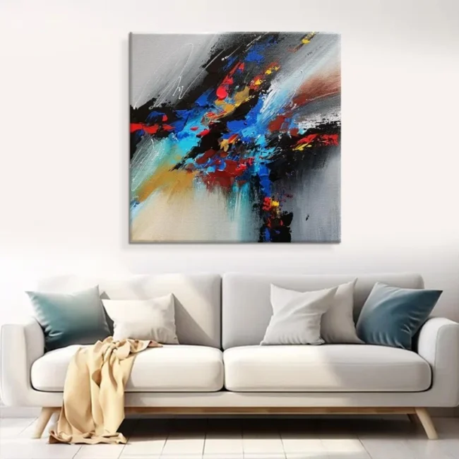 Handpainted Abstract Oil Paintings On Canvas Modern Wedding Wall Landscape