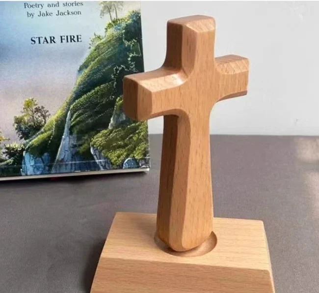 Cross Wooden Ornaments Decorative Arts And Crafts