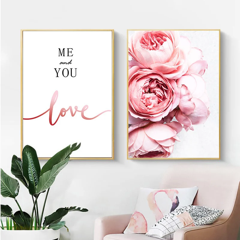 Modern Floral Posters And Hanging Paintings Decorative Painting - Image 3