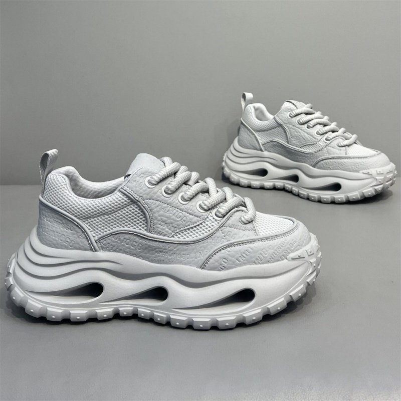 Men’s New 2026 Hollow Out Platform Height Increasing Sneakers, Breathable - Image 2