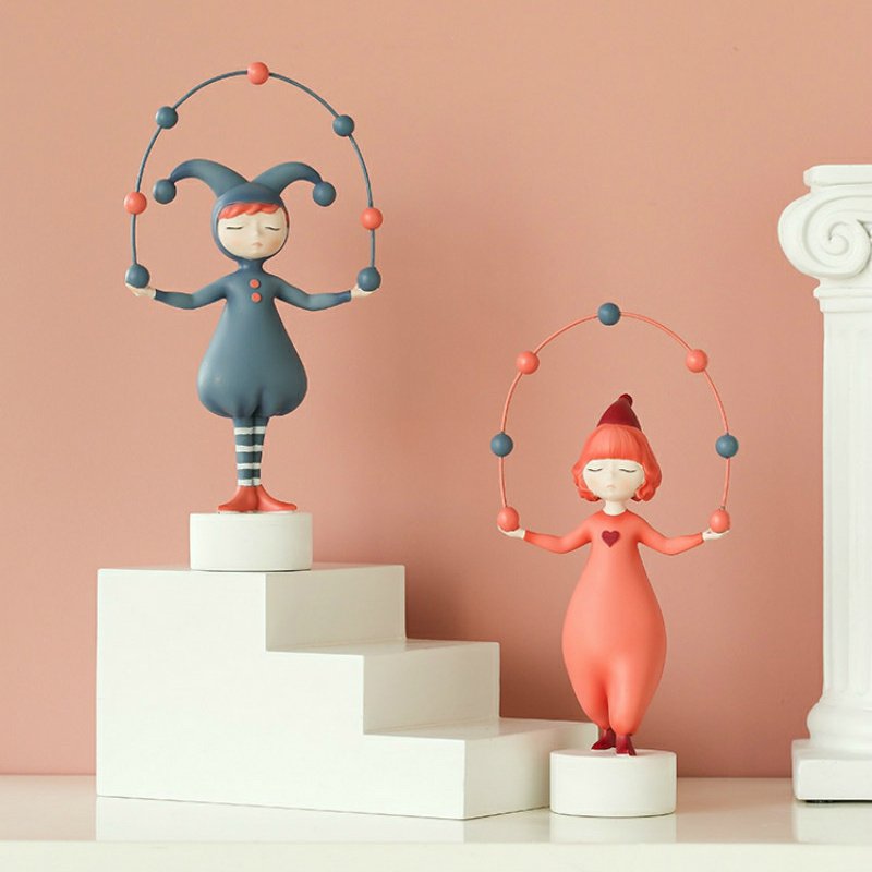 Creative Resin Elf Girl Sculpture Ornaments - Image 7