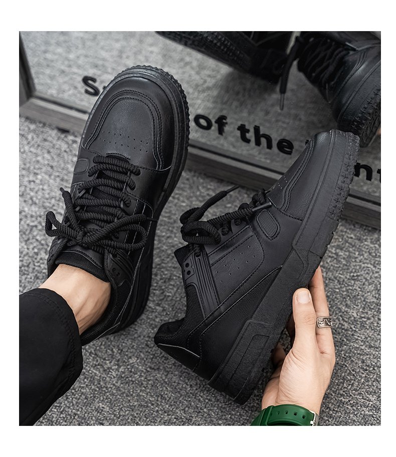 Men’s 2026 Spring New Arrival Chunky Sole Height Increasing Skate Shoes, A - Image 2