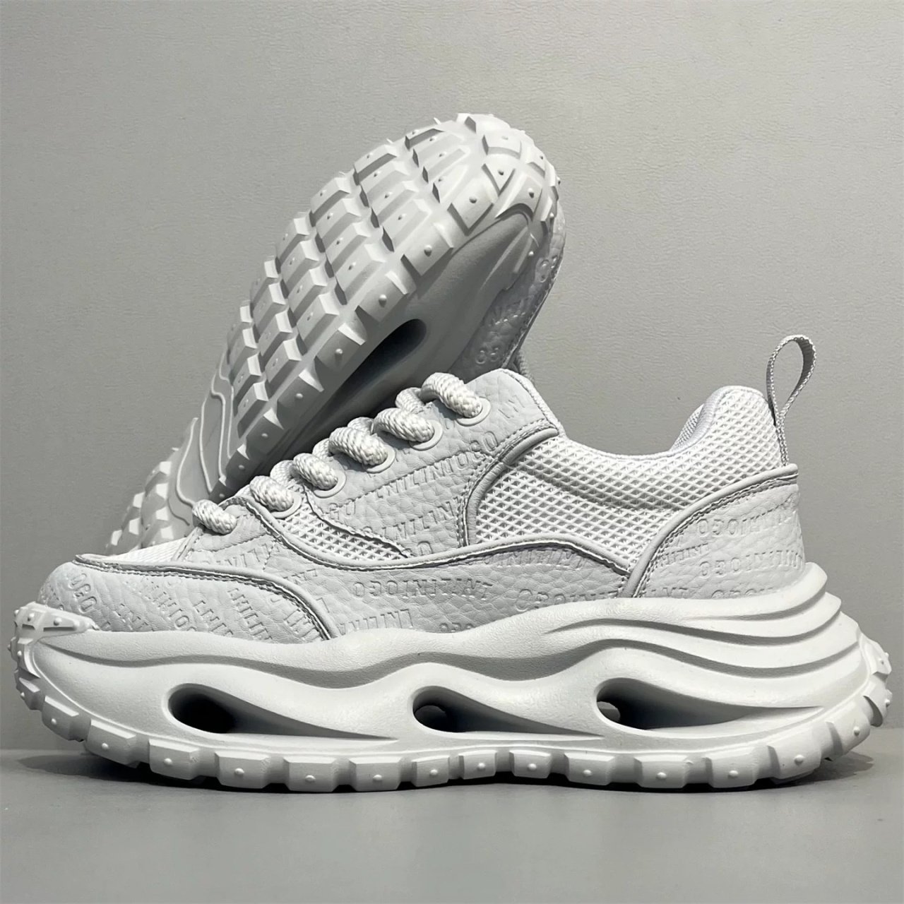 Men’s New 2026 Hollow Out Platform Height Increasing Sneakers, Breathable - Image 4