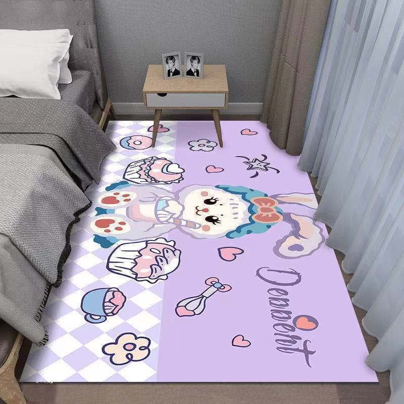 Carpet Bedroom Bedside Blanket Girl Cartoon - Image 8