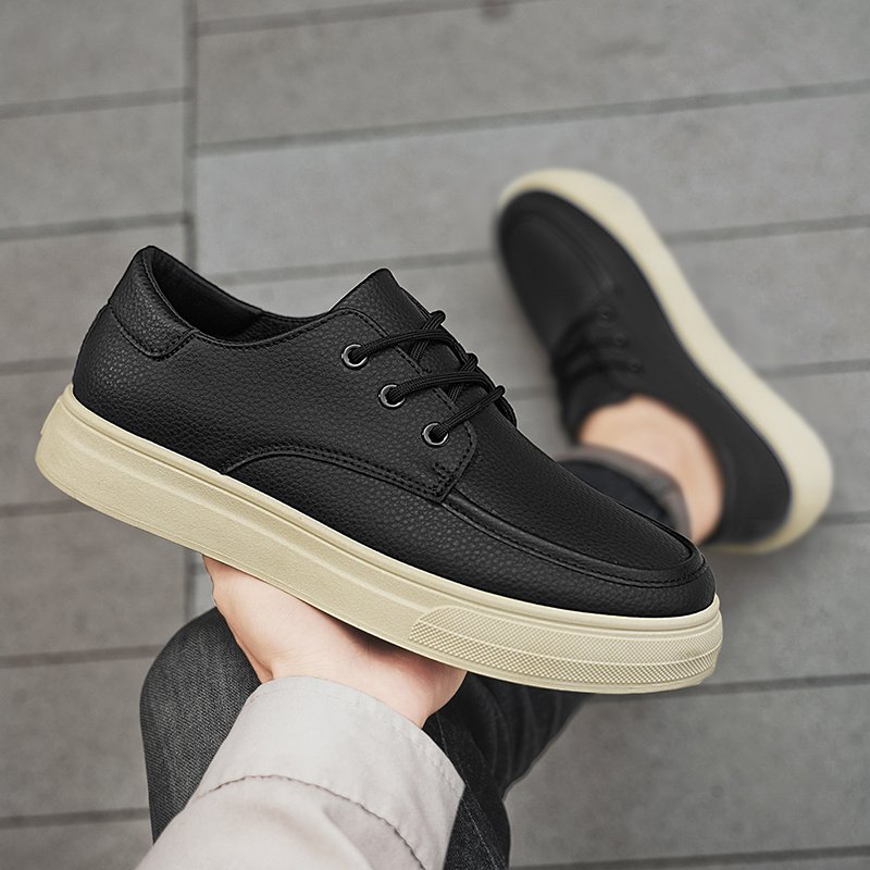 Men’s Trendy Brand Loafers, Breathable Skate Shoes, Four-Season Casual Lea - Image 5